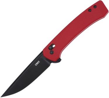 CR7075R CRKT Q Compact Crossbar Lock Pocket Knife Red