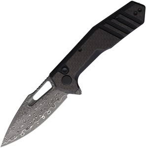 CRSB508LCFTM Critical Strike Rowdy Button Lock Pocket Knife Carbon Fiber