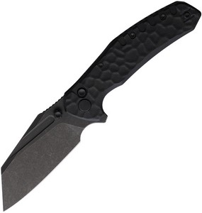 CRSB510BKBW Critical Strike Shamu Button Lock Pocket Knife Black