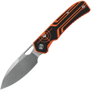 CRSB511OBSW Critical Strike Neurys Button Lock Pocket Knife