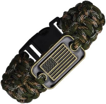 CT3009 Coeburn Tool Green Camo Paracord Bracelet