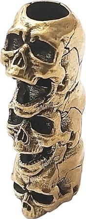 CT3034 Coeburn Brass Skull Bead