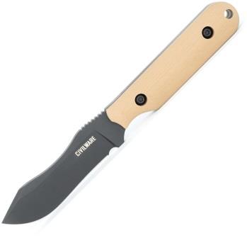 CVW84361 Civil Ware Striker Fixed Blade Knife Coyote