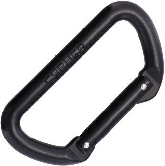 CY433015 Cypher D Sport Carabiner Black