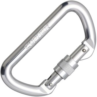 CY433016 Cypher D Screw Gate Carabiner