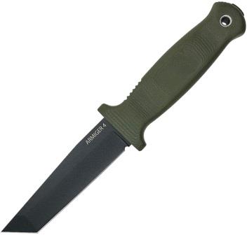 Demko Armiger 4 Fixed Blade Knife Tanto OD Green - DEM09657
