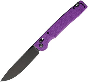 DGRDPFPRBW Daggerr Dropet Crossbar Lock Pocket Knife Purple Black Stonewash
