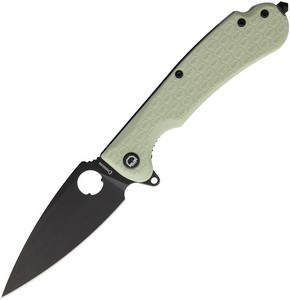 DGRRSGLBW Daggerr Resident Linerlock Pocket Knife Glow Black Stonewash