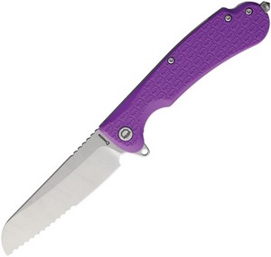 Daggerr Smoke Eater DL Linerlock Pocket Knife Purple - DGRSEFPRSWS