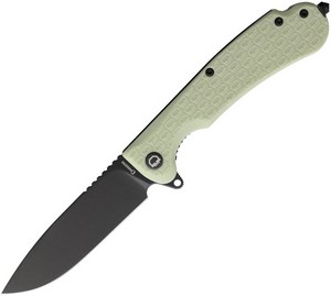 DGRWKGLBW Daggerr Wocket Linerlock Pocket Knife Glow Black Stonewash