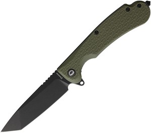 Daggerr Yakuza Linerlock Pocket Knife OD Green Black Stonewash - DGRYKFOLBW