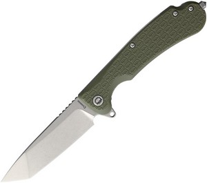 Daggerr Yakuza Linerlock Pocket Knife OD Green Stonewash - DGRYKFOLSW