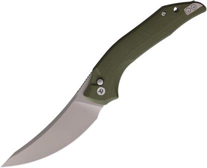 Dreamtech Button Lock Pocket Knife OD Green G10 - DTK3052GGR