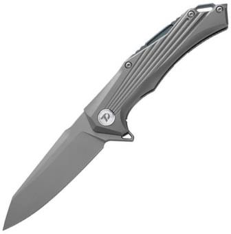 DTK3287TG Dreamtech Framelock Pocket Knife Gray Titanium