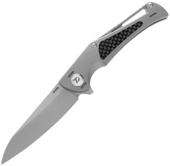 DTK3386C Dreamtech Framelock Pocket Knife Titanium Carbon Fiber