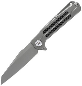 DTK3403C Dreamtech Framelock Pocket Knife Titanium Carbon Fiber