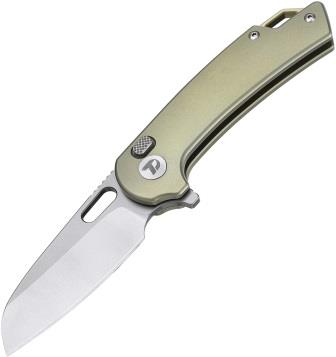 DTK3599BR Dreamtech Button Lock Pocket Knife Titanium Bronze