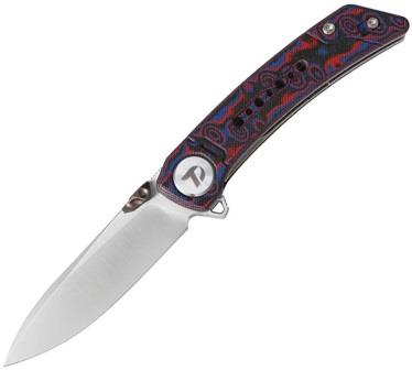 DTK3610MR Dreamtech Linerlock Pocket Knife Micarta Red