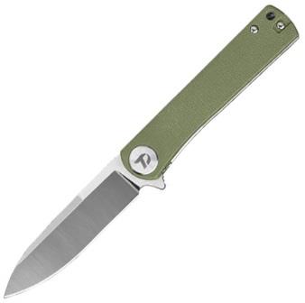 DTK3896MGR Dreamtech Linerlock Pocket Knife Green Micarta