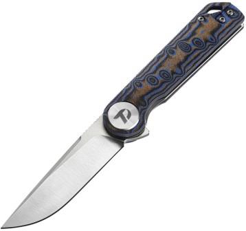 DTK3897MBL Dreamtech Linerlock Pocket Knife Micarta Blue