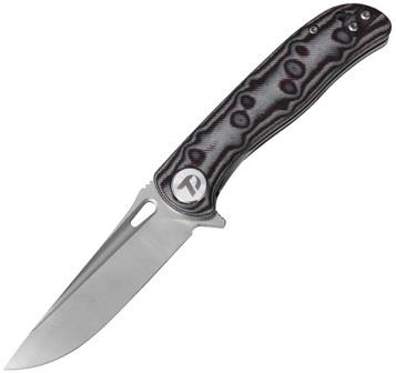 DTK3898MG Dreamtech Linerlock Pocket Knife Micarta Gray