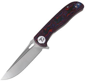 DTK3898MR Dreamtech Linerlock Pocket Knife Micarta Red