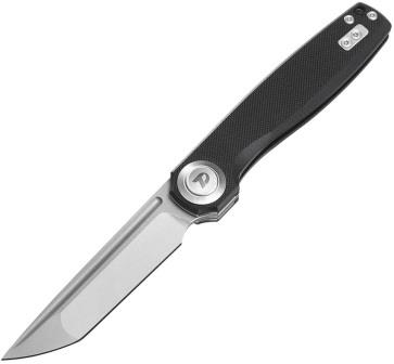 DTK4002GB Dreamtech Button Lock Pocket Knife G10 Black