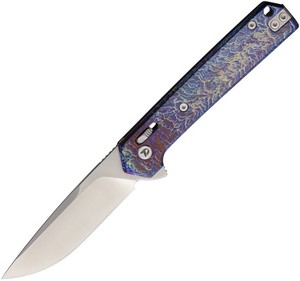 DTK4032TF Dreamtech Crossbar Lock Pocket Knife Titanium Blue