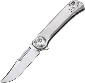 DTK4055TG Dreamtech Button Lock Pocket Knife Titanium