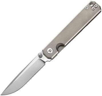 DTK4193TG Dreamtech Framelock Pocket Knife Titanium Gray