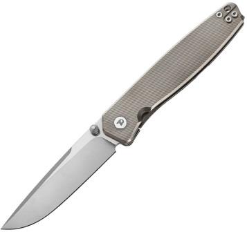 DTK4194TG Dreamtech Framelock Pocket Knife Titanium Gray