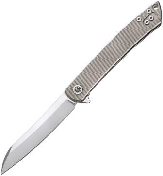 DTK4224TGS Dreamtech Framelock Pocket Knife Titanium Gray