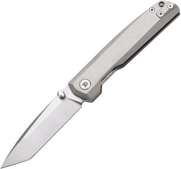 DTK4283TG Dreamtech Linerlock Pocket Knife Titanium Gray