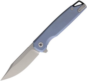 DTK4285TBL Dreamtech Linerlock Pocket Knife Titanium Blue