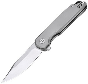 DTK4285TG Dreamtech Linerlock Pocket Knife Titanium Gray