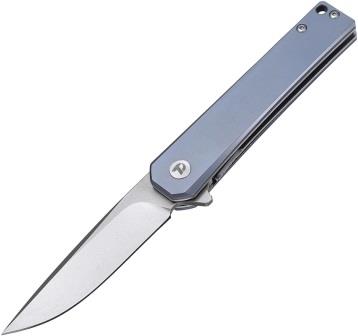 DTK4286BL Dreamtech Linerlock Pocket Knife Titanium Blue