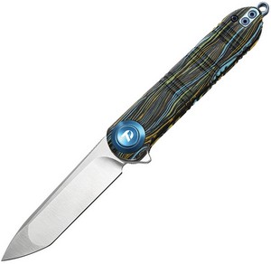 DTK4324GGR Dreamtech Pivot Button Lock Pocket Knife G10 Green