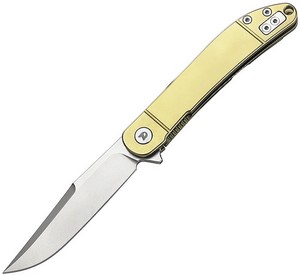 DTK4366VGR Dreamtech Framelock Pocket Knife Titanium Gold