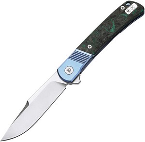 DTK4368BL Dreamtech Framelock Pocket Knife Titanium Blue