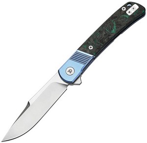DTK4368VBL Dreamtech Framelock Pocket Knife Titanium Blue