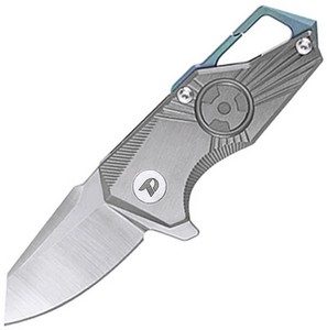 DTK5313G Dreamtech Framelock Pocket Knife Titanium Gray