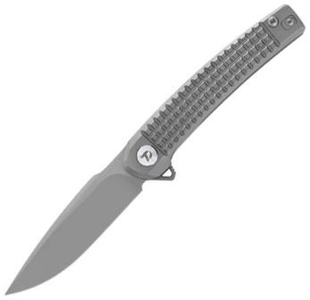 DTK9613TG Dreamtech Framelock Pocket Knife Gray Titanium