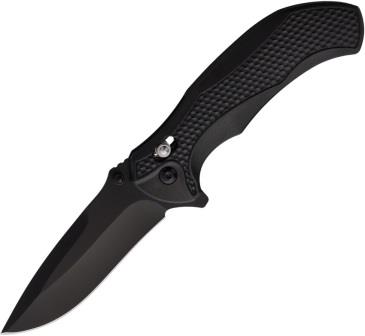 EE10A110BK ElitEdge A/O Crossbar Lock Pocket Knife Black