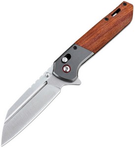 EE10B021SWD ElitEdge Axis Lock Pocket Knife Wood