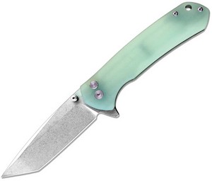 EE10B026JD ElitEdge Button Lock Pocket Knife Jade