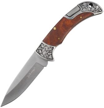 ER2029BN Elk Ridge Lockback Pocket Knife Brown