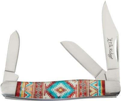 ER42453OR Elk Ridge Stockman Pocket Knife Orange