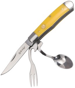 ER439YL Elk Ridge Multi Tool Folder Yellow POM