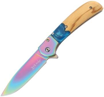 ERA2022BL Elk Ridge Spring Assisted Folder Linerlock Pocket Knife