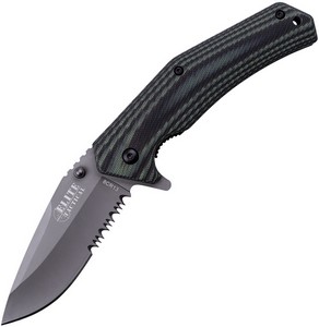 ETA1022SO Elite Tactical Linerlock Pocket Knife Spring Assisted Opening